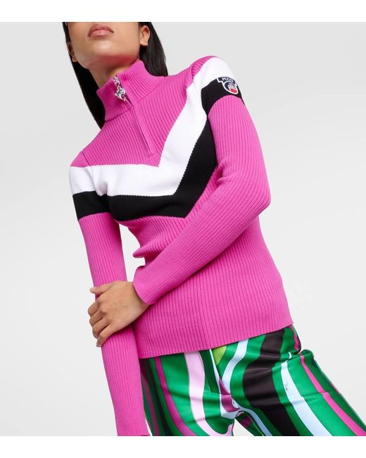 X Fusalp chaqueta a rayas Emilio Pucci de color Pink