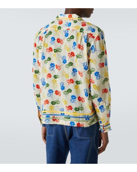 Bode Gray Cotton Shirt for men