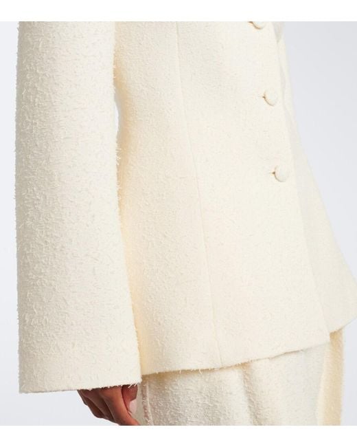 Rohe Natural Wool-Blend Boucle Jacket