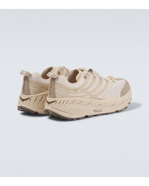Hoka One One White Stinson Evo Og Running Shoes for men