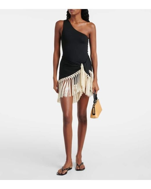 ‎Taller Marmo Black Set Yacare Aus Badeanzug Und Pareo