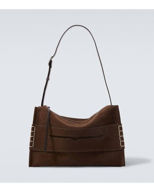 J.W. Anderson Crossbody Bag Loafer Aus Veloursleder in Brown für Herren