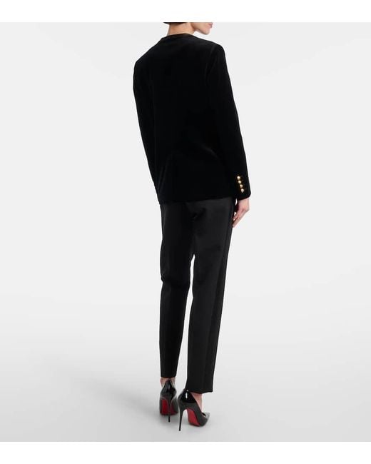 Blazé Milano Black Jealousy Sunset Velvet Blazer