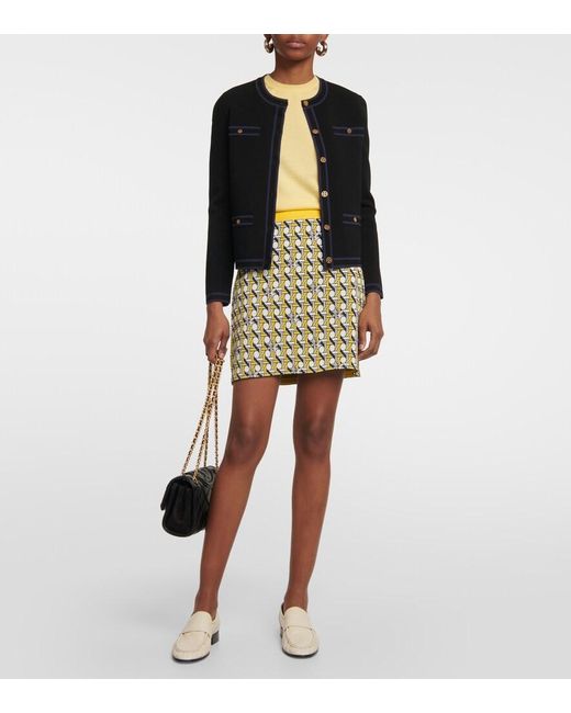 Tory Burch Multicolor Knit Miniskirt