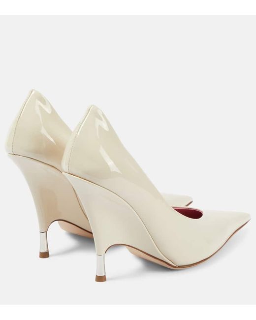 Blumarine Pink Pumps Godiva aus Lackleder