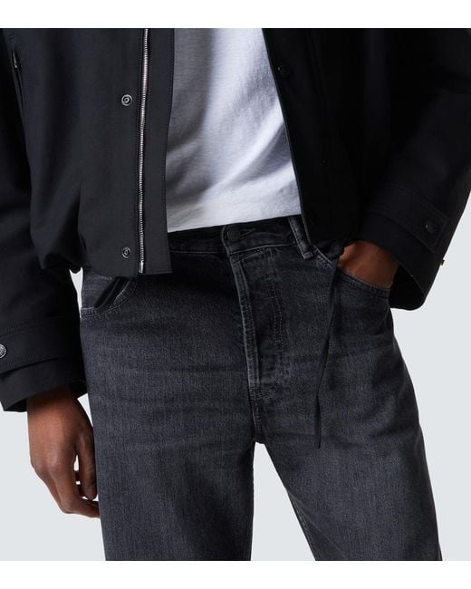 Acne Black 2021 Straight Jeans for men