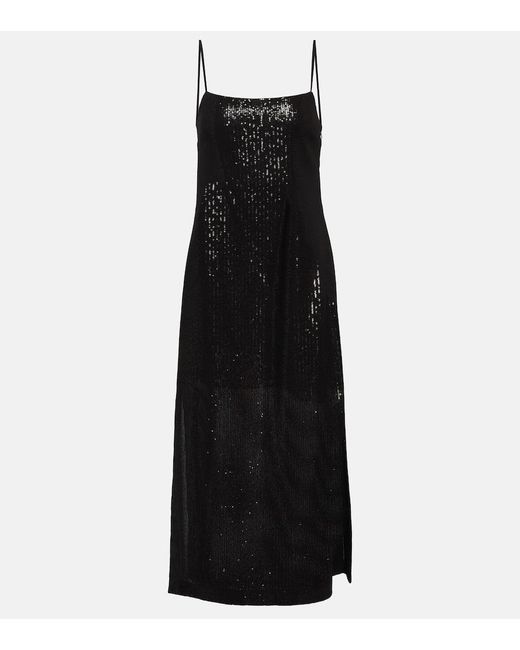 【Max Mara】 Alias sequinedジョーゼット maxiドレス Max Mara Alias Sequined Georgette Maxi Dress in Black | Lyst UK