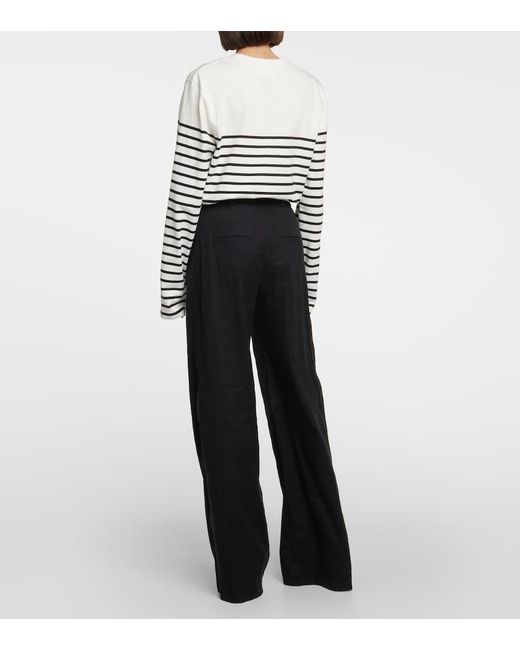 Veronica Beard Black Rimini Belted Pants