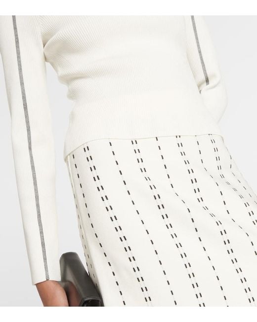 Jonathan Simkhai White Beckie Sweater