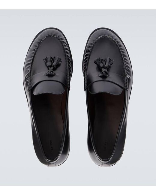 The Row Loafer Mit Quasten in Black für Herren