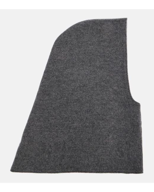 Brunello Cucinelli Gray Kapuze Aus Wolle Und Kaschmir