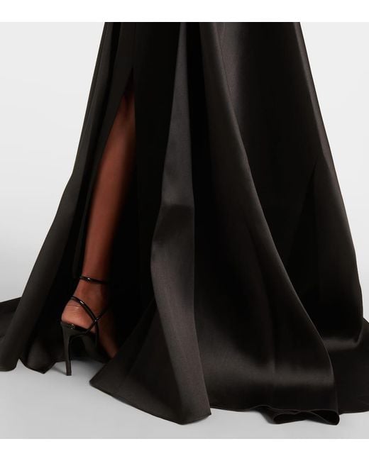 Solace London Black Trost London Long Rumi Kleid