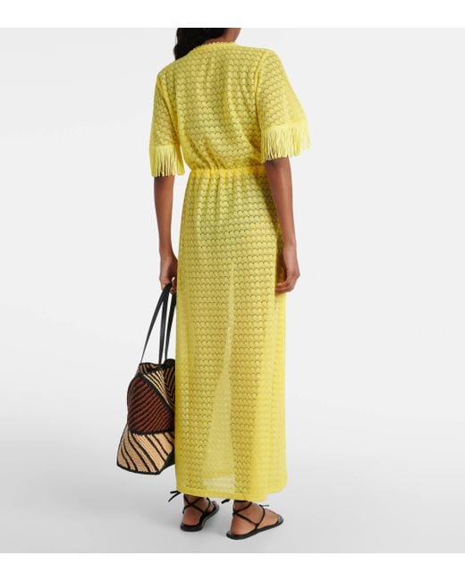 Melissa Odabash Yellow Phoebe Beach Cover-Up