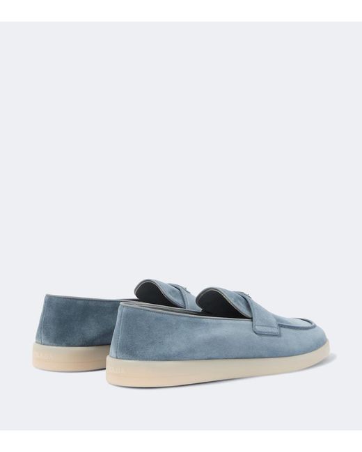 Mocassini di Prada in Blue da Uomo