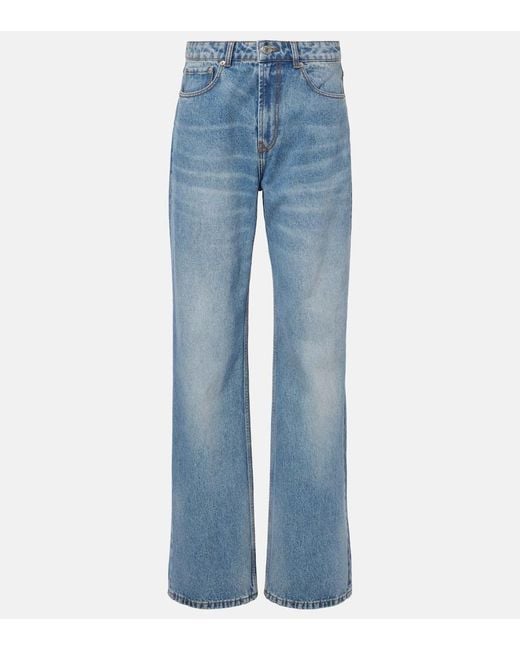 Jean Ample A Taille Haute AMI en coloris Blue