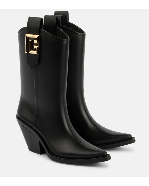 Balmain Black Chic Ankle Boots