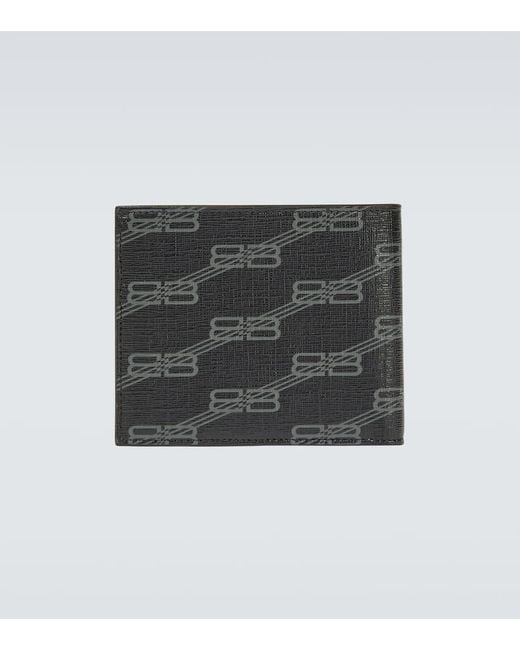 Balenciaga Portemonnaie Bb Aus Leder in Black für Herren