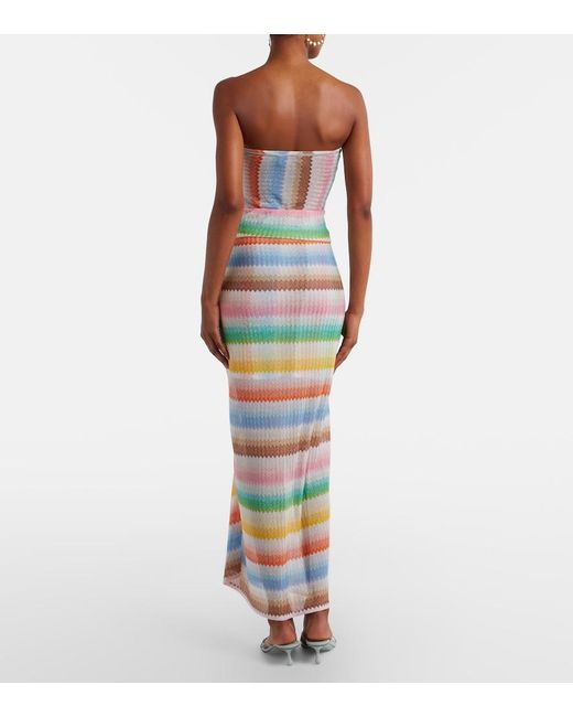 Missoni Green Zigzag Lame Beach Cover-Up