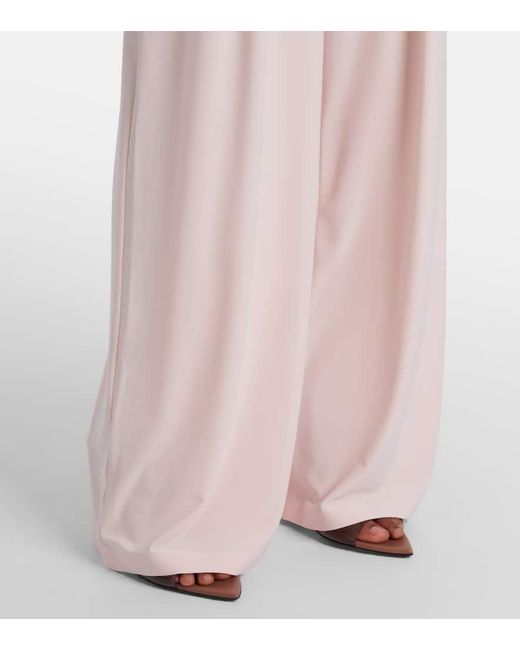 Norma Kamali Natural Weite High-Rise-Hose