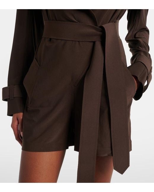 Norma Kamali Brown Jersey Jumpsuit