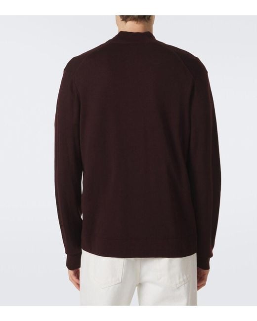 Pullover di Sunspel in Brown da Uomo