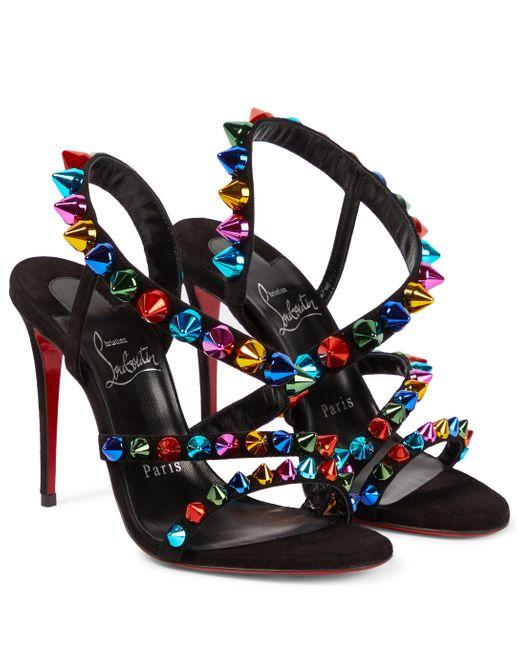 christian louboutin multicolor sandals