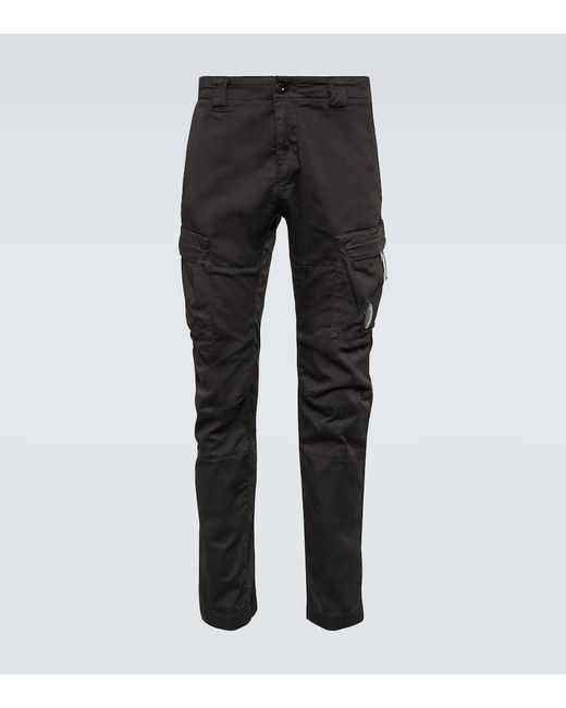 Pantaloni cargo in cotone di C P Company in Black da Uomo