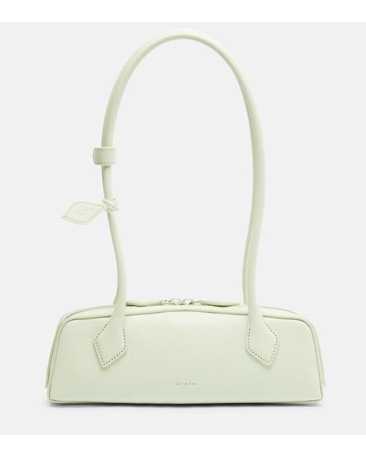 Alaïa White Le Teckel Small Leather Shoulder Bag