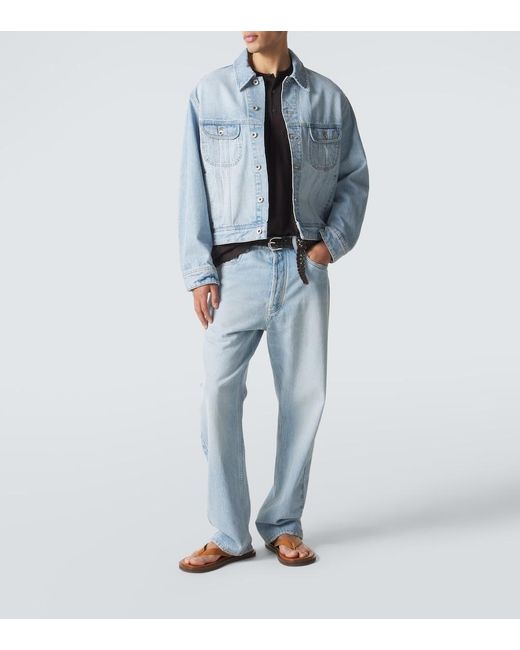 Studio Nicholson Blue Riso Straight Jeans for men