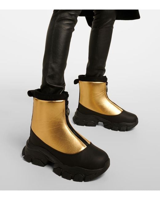 Goldbergh Black Glint Metallic Snow Boots