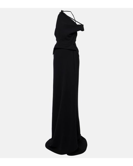 Robe longue Aspect Maticevski en coloris Black