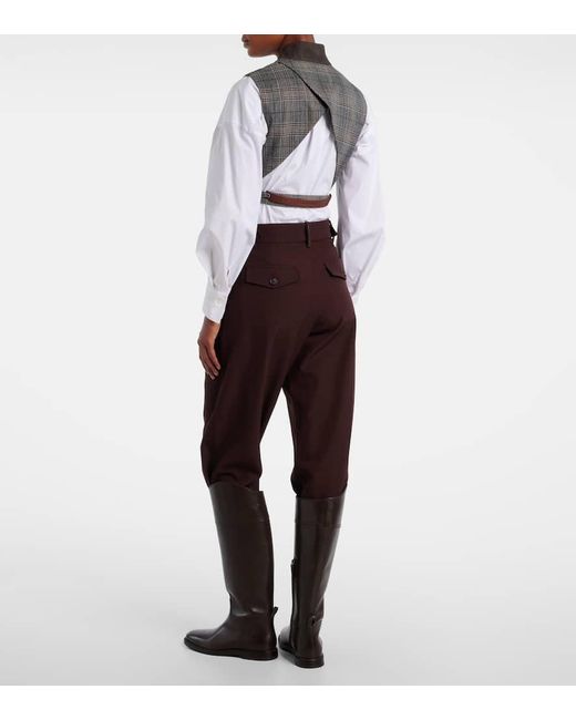 Brunello Cucinelli Gray Weste Aus Schurwolle