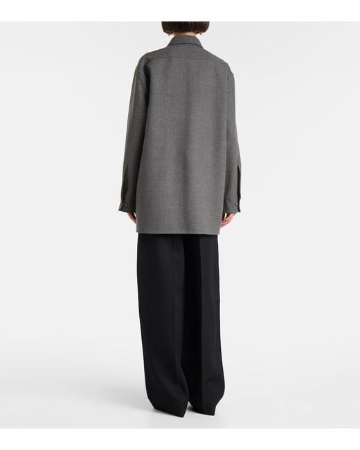 Camicia Oversize di Jil Sander in Gray