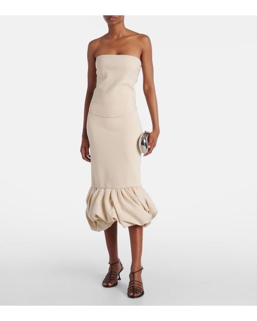 Jonathan Simkhai Natural Shawn Rayon-Blend Tube Top