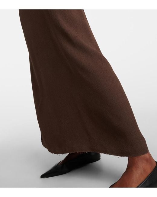 Totême Brown Sable Midi Dress