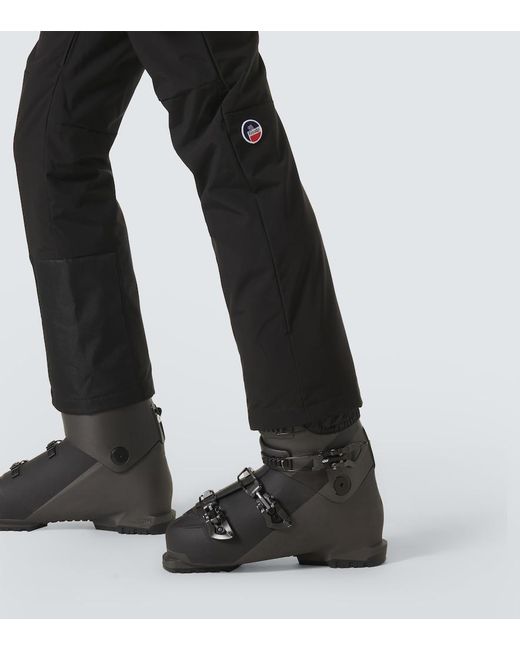 Fusalp Black Tomaso Ski Salopettes for men
