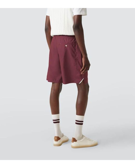 Shorts Tecnicos Brunello Cucinelli de hombre de color Red