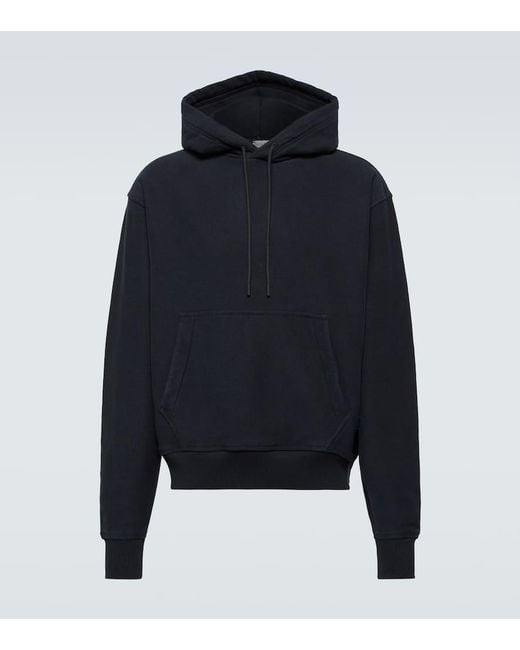 Burberry Hoodie Aus Baumwoll-Jersey in Blue für Herren