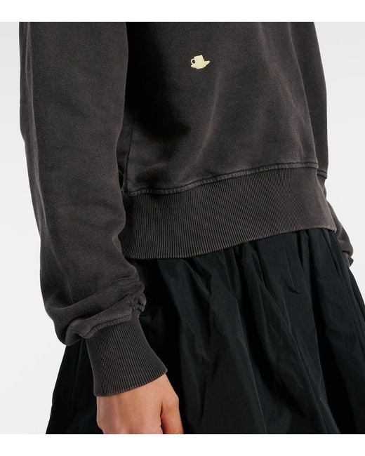 J.W. Anderson Black Cotton Polo Sweatshirt