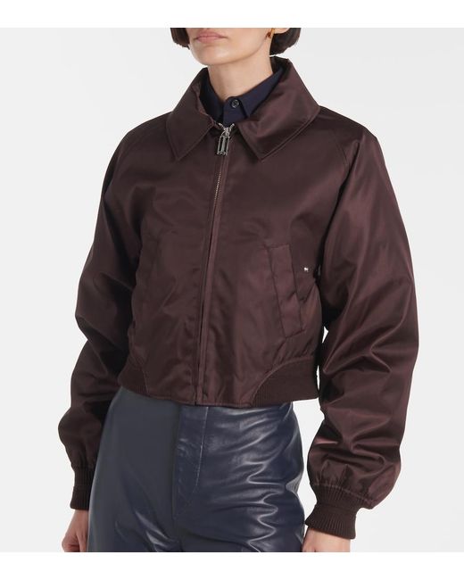 Victoria Beckham Brown Harrington Bomber Jacket