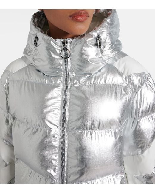 Fusalp Gray Charloy Metallic Ski Jacket