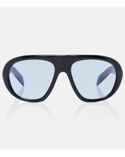 Prada Blue Shadowplay Oversized Sunglasses