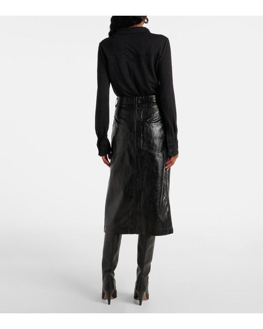 Isabel Marant Black Angele Skirt