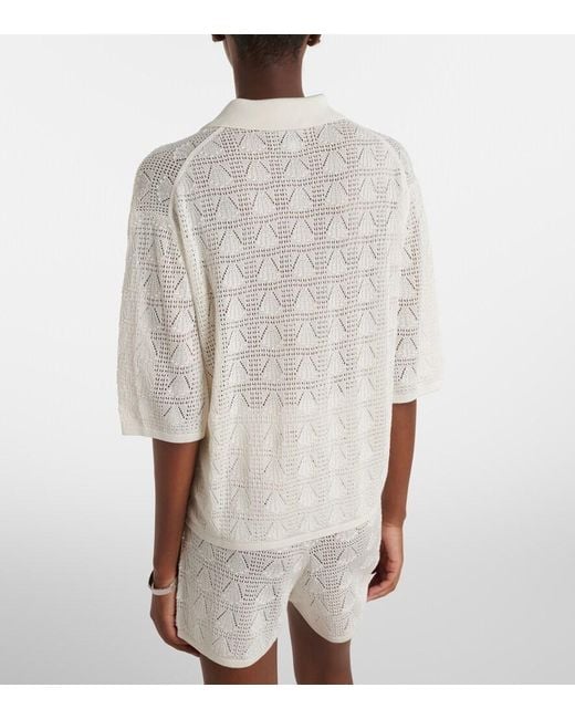Loulou de Saison White Siani Knitted Cardigan