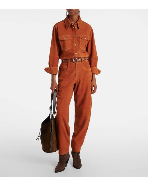 Camisa Delcia De Ante Isabel Marant de color Brown