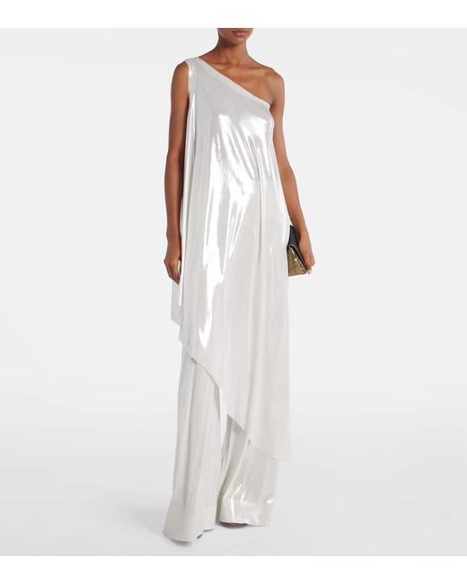 Pantalon Ample Norma Kamali en coloris White