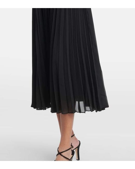 Rebecca Vallance Black Midikleid Emma