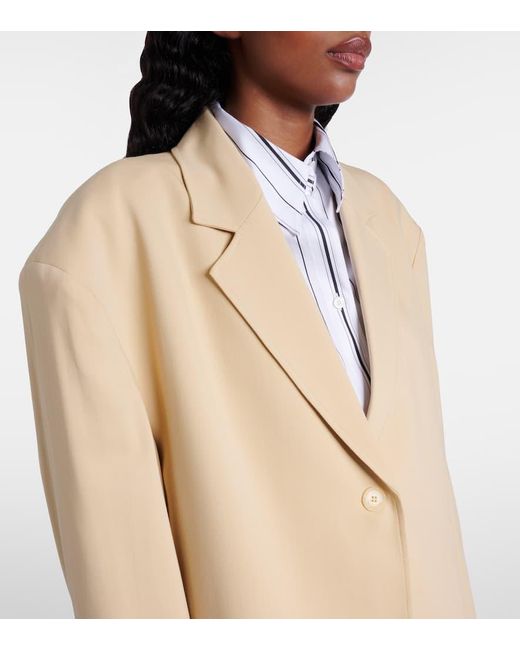 Cappotto Oversize Di Tribeca di Frankie Shop in Natural
