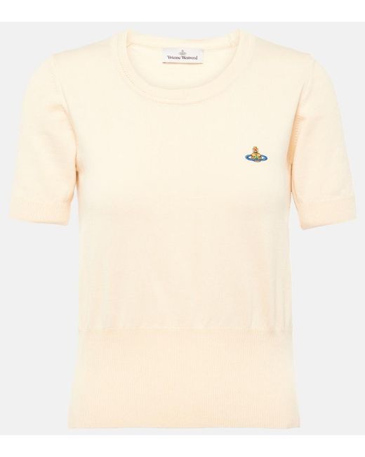 Vivienne Westwood Natural Bea Cotton And Cashmere Sweater