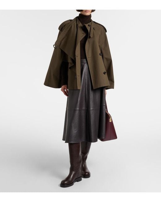 Paris Texas Black Shearling-Trimmed Leather Knee-High Boots